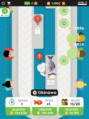 Скачать взломанную Sushi Bar Idle [Мод меню] MOD apk на Андроид