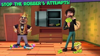 Скачать взломанную Scary Robber Home Clash [Много денег] MOD apk на Андроид