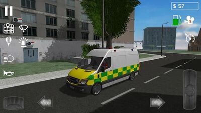 Скачать взломанную Emergency Ambulance Simulator [Много денег] MOD apk на Андроид