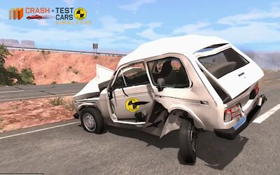Скачать взломанную Car Crash Test NIVA [Много монет] MOD apk на Андроид