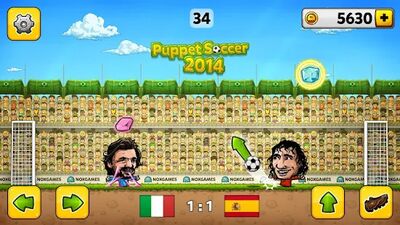 Скачать взломанную Кукольный футбол - Футбол [Много денег] MOD apk на Андроид