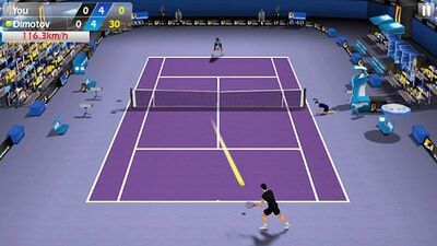 Скачать взломанную Теннис пальцем 3D - Tennis [Много монет] MOD apk на Андроид