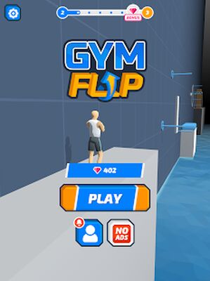 Скачать взломанную Gym Flip [Много денег] MOD apk на Андроид