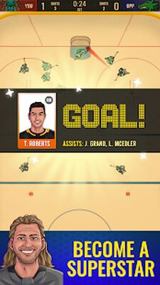 Скачать взломанную Superstar Hockey [Много монет] MOD apk на Андроид