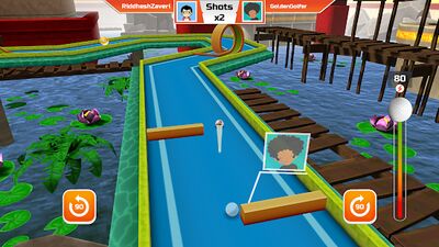 Скачать взломанную Мини-гольф 3D City Stars Arcade мультиплеер battle [Бесплатные покупки] MOD apk на Андроид