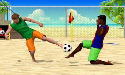 Скачать взломанную Пляжный футбол [Много денег] MOD apk на Андроид