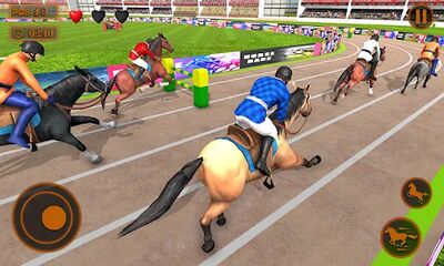 Скачать взломанную смонтированные скачки игры: дерби лошадь симулятор [Много монет] MOD apk на Андроид