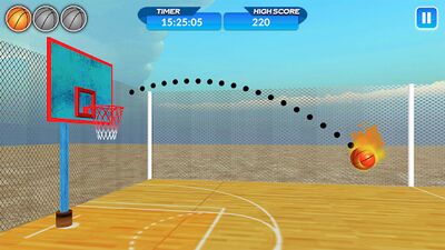 Скачать взломанную Баскетбольная стрельба - Дунк-удар [Бесплатные покупки] MOD apk на Андроид