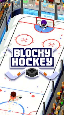 Скачать взломанную Blocky Hockey [Много монет] MOD apk на Андроид