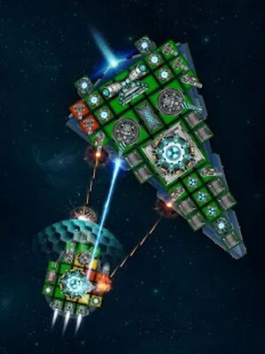 Скачать взломанную Space Arena: Строй космические корабли и побеждай! [Много денег] MOD apk на Андроид