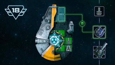 Скачать взломанную Space Arena: Строй космические корабли и побеждай! [Много денег] MOD apk на Андроид