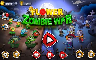 Скачать взломанную Flower Zombie War [Бесплатные покупки] MOD apk на Андроид