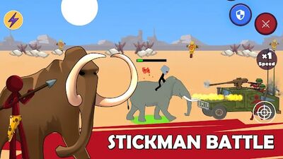 Скачать взломанную Age of Stickman Battle of Empires [Много монет] MOD apk на Андроид