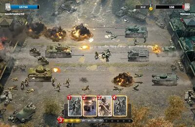 Скачать взломанную Heroes of War: WW2 Idle RPG [Много денег] MOD apk на Андроид