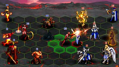 Скачать взломанную Heroes Magic World: Inferno [Бесплатные покупки] MOD apk на Андроид