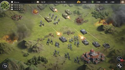 Скачать взломанную World War 2: Strategy Games WW2 Sandbox Tactics [Много денег] MOD apk на Андроид