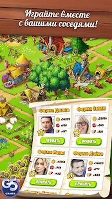 Скачать взломанную Farm Clan Приключения на ферме [Много монет] MOD apk на Андроид
