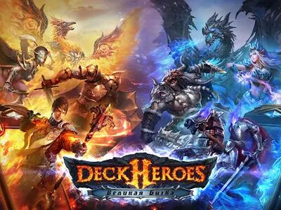Скачать взломанную Deck Heroes: Великая Битва! [Бесплатные покупки] MOD apk на Андроид