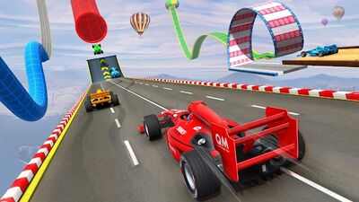 Скачать взломанную Formula Car Stunt Car Simulator - New Car Games 3D [Много монет] MOD apk на Андроид