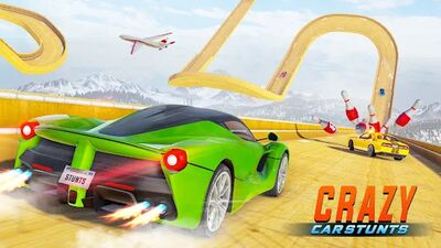 Скачать взломанную Crazy Car Stunts: Car Games [Мод меню] MOD apk на Андроид