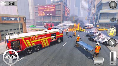 Скачать взломанную пожарные: пожарная машина [Бесплатные покупки] MOD apk на Андроид