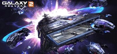 Скачать взломанную Galaxy Reavers 2 - Space RTS Battle [Бесплатные покупки] MOD apk на Андроид