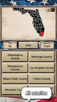 Скачать взломанную USA Geography - Quiz Game [Мод меню] MOD apk на Андроид