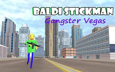 Скачать взломанную Baldi Stickman Superhero Gangster Crime City Vegas [Бесплатные покупки] MOD apk на Андроид