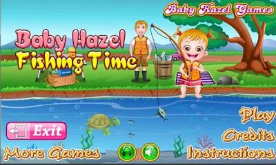 Скачать взломанную Baby Hazel Fishing Time [Бесплатные покупки] MOD apk на Андроид