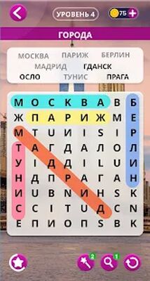 Скачать взломанную Поиск слов русский [Бесплатные покупки] MOD apk на Андроид