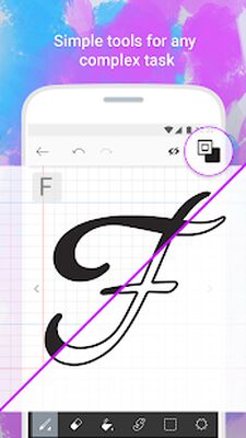 Скачать Fonty - Draw and Make Fonts [Полная версия] RU apk на Андроид