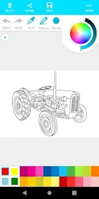Скачать Coloring Tractor [Полная версия] RUS apk на Андроид