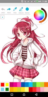 Скачать Anime Girl Coloring Book [Premium] RUS apk на Андроид