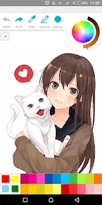 Скачать Anime Girl Coloring Book [Premium] RUS apk на Андроид