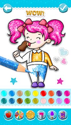 Скачать Glitter Ice Cream Coloring [Без рекламы] RU apk на Андроид