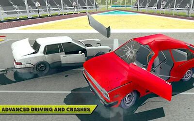 Скачать Car Crash Driving Simulator: Beam Car Jump Arena [Полная версия] RU apk на Андроид