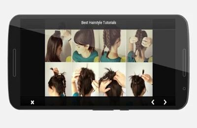 Скачать Стили Tutorial Лучшая Сука волос [Без рекламы] RUS apk на Андроид