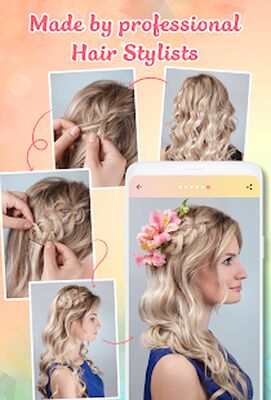 Скачать Hairstyle app: Hairstyles step by step for girls [Premium] RU apk на Андроид
