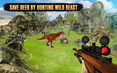 Скачать Dinosaurs Hunter 3D [Без рекламы] RUS apk на Андроид