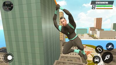 Скачать Green Rope Hero Crime City Games  [Unlocked] RUS apk на Андроид