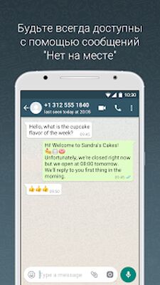 Скачать WhatsApp Business [Unlocked] RUS apk на Андроид