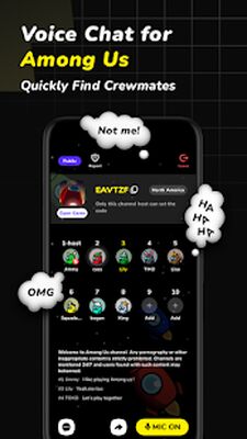 Скачать AmongChat-Голосовой чат и матч [Полная версия] RUS apk на Андроид
