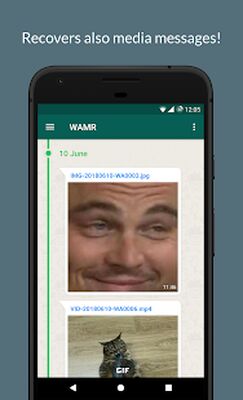 Скачать WAMR - Recover deleted messages & status download [Unlocked] RU apk на Андроид