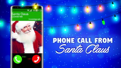 Скачать Ответ на звонок от Деда Мороза (розыгрыш) [Без рекламы] RUS apk на Андроид