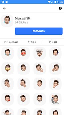 Скачать Memoji Stickers for WhatsApp Chat: Avatar 3D Emoji [Полная версия] RUS apk на Андроид
