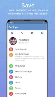 Скачать Zangi Private Messenger [Без рекламы] RUS apk на Андроид