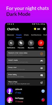 Скачать Chathub - Random chat, Stranger chat app no login [Unlocked] RU apk на Андроид