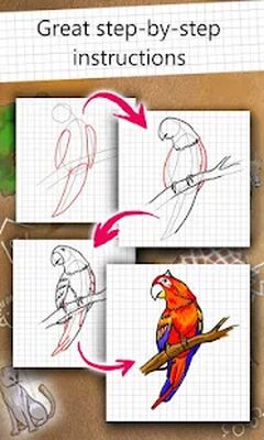Скачать Как рисовать - лучшая рисовалка и раскраска [Без рекламы] RUS apk на Андроид