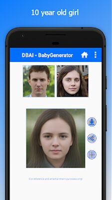 Скачать BabyGenrator - Предскажи свое будущее детское лицо [Без рекламы] RUS apk на Андроид