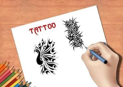 Скачать Рисовать татуировки [Без рекламы] RUS apk на Андроид